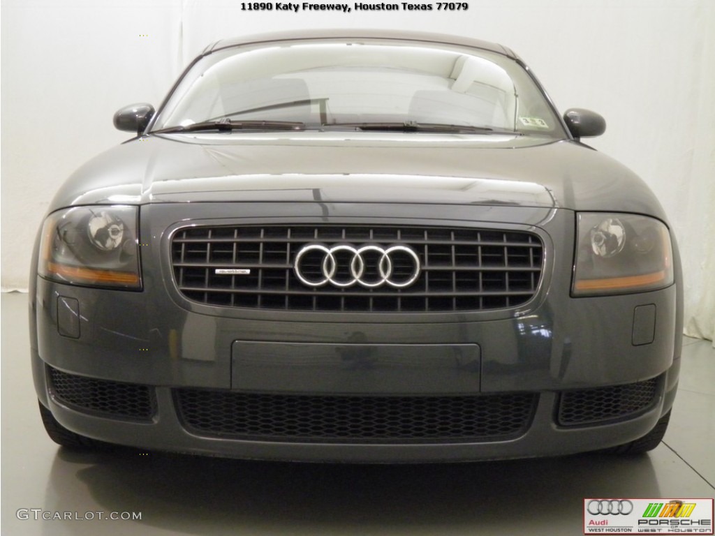 2006 TT 1.8T quattro Roadster - Dolomite Grey Pearl Effect / Amber Red photo #14