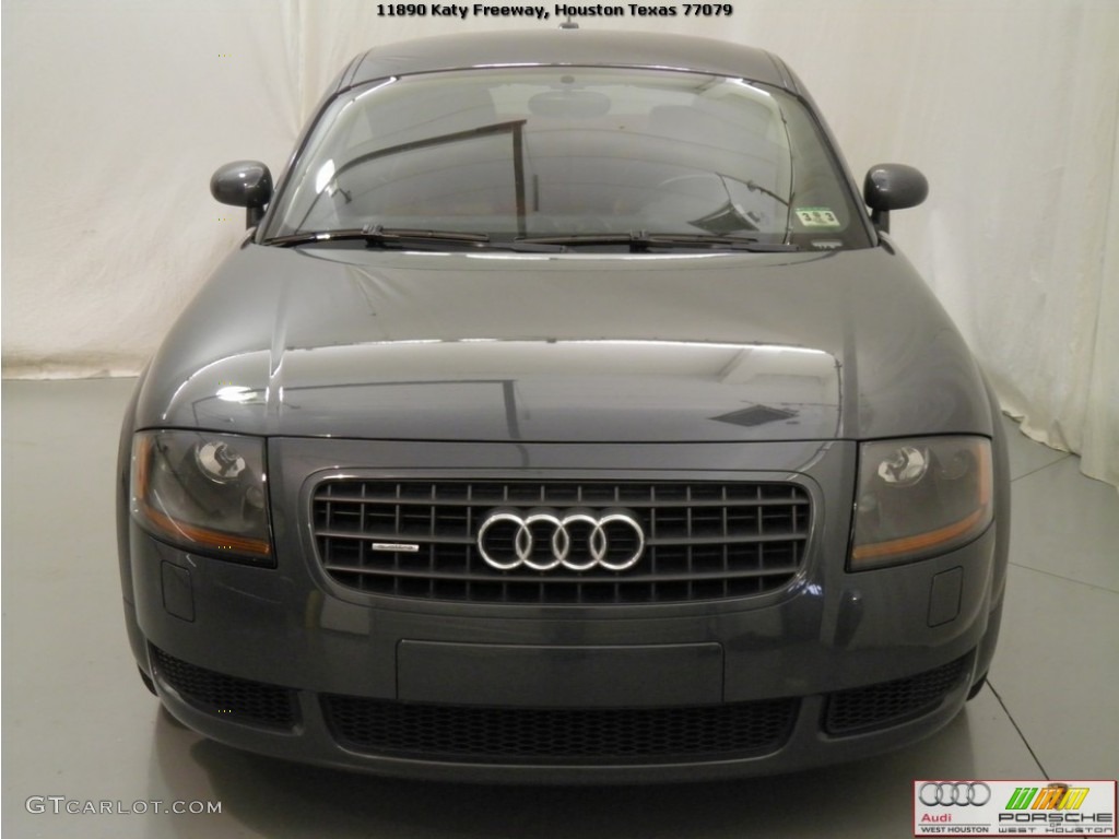 2006 TT 1.8T quattro Roadster - Dolomite Grey Pearl Effect / Amber Red photo #15