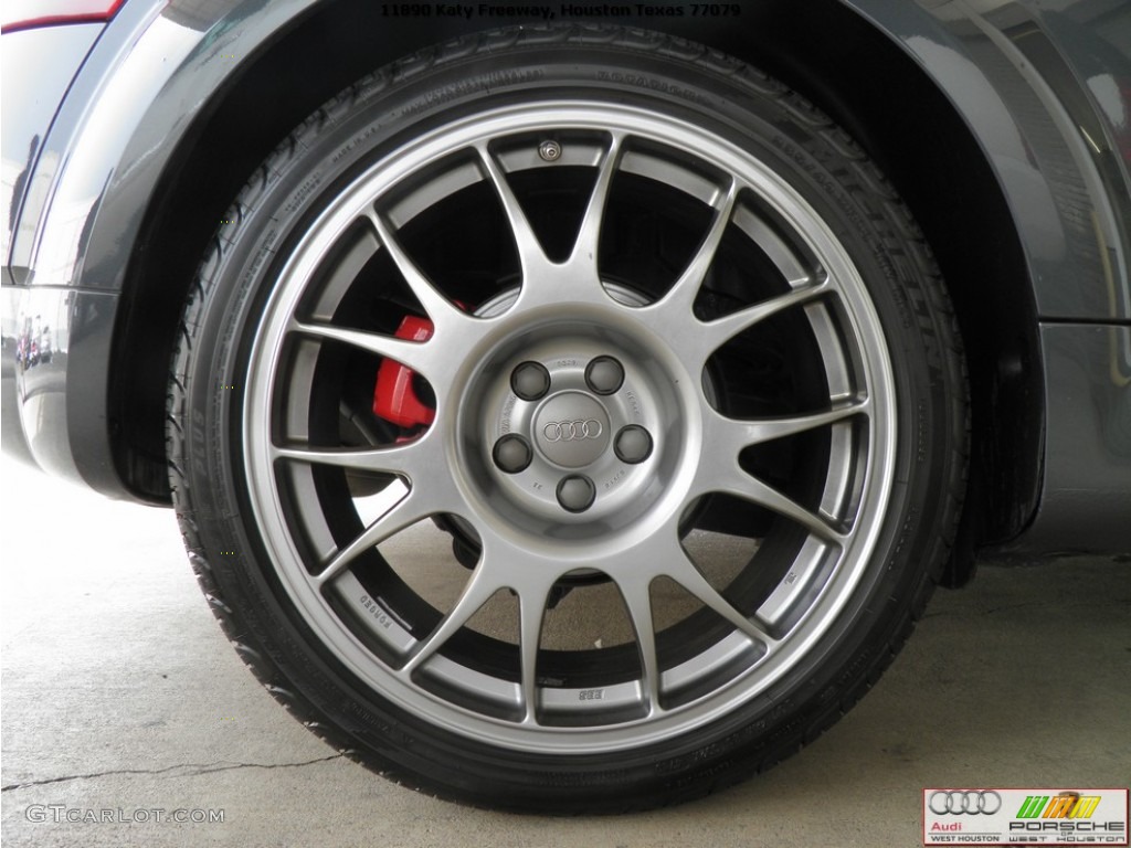 2006 TT 1.8T quattro Roadster - Dolomite Grey Pearl Effect / Amber Red photo #26