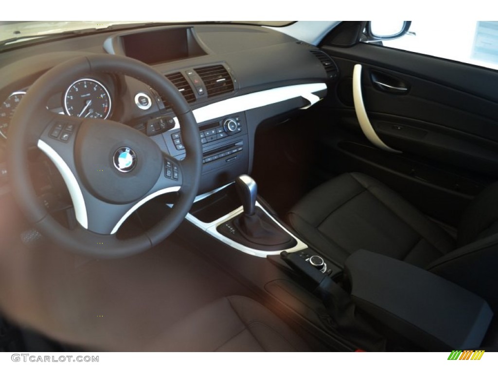 2012 1 Series 128i Coupe - Alpine White / Black photo #6