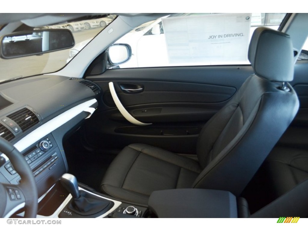 2012 1 Series 128i Coupe - Alpine White / Black photo #7