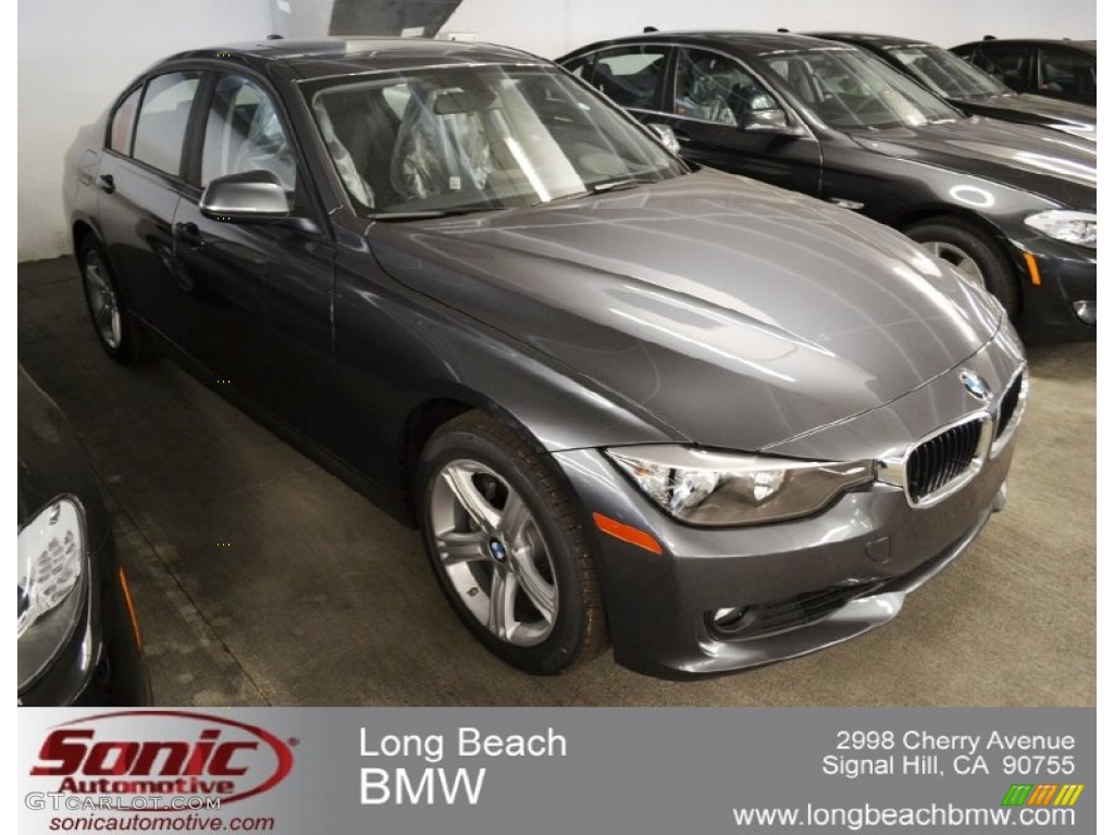 2012 3 Series 328i Sedan - Mineral Grey Metallic / Black photo #1