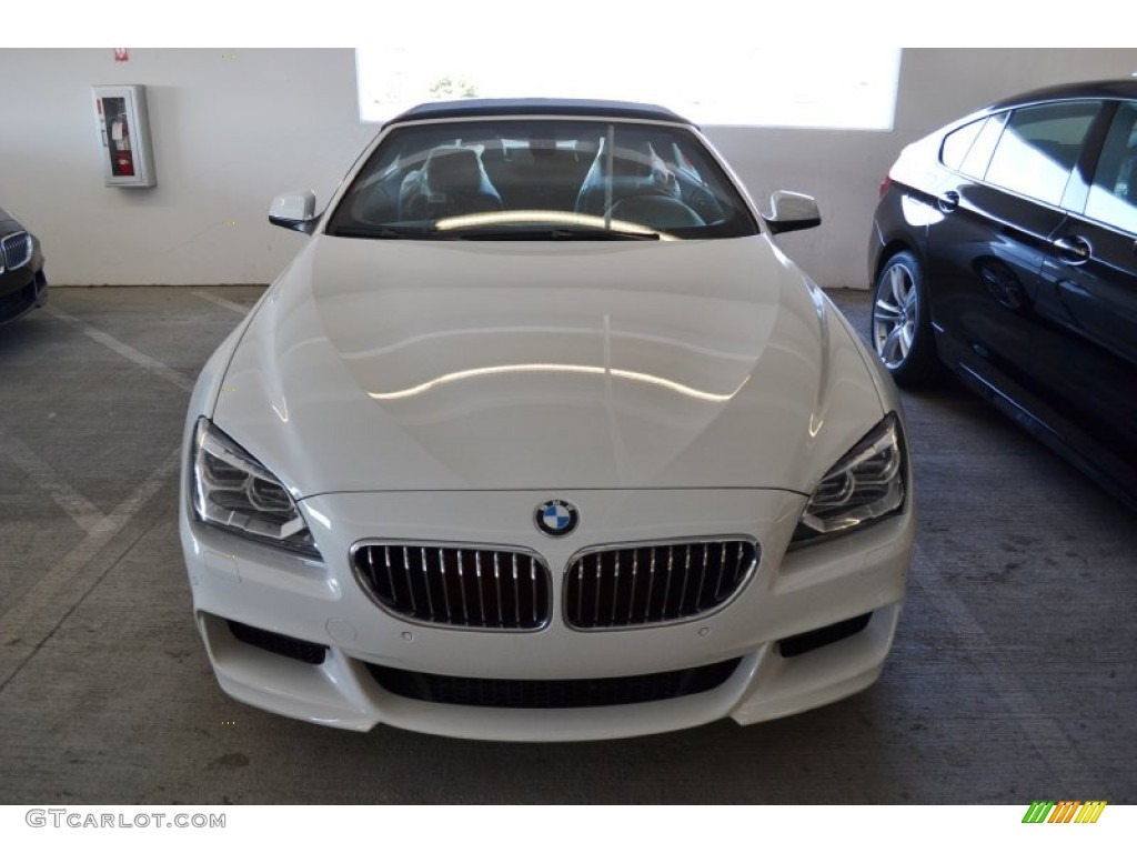 Alpine White 2012 BMW 6 Series 640i Convertible Exterior Photo #63306155