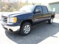 2012 Midnight Blue Metallic GMC Sierra 1500 SLE Crew Cab 4x4  photo #2