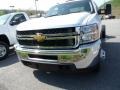 2012 Summit White Chevrolet Silverado 3500HD WT Crew Cab 4x4 Dually Chassis  photo #6