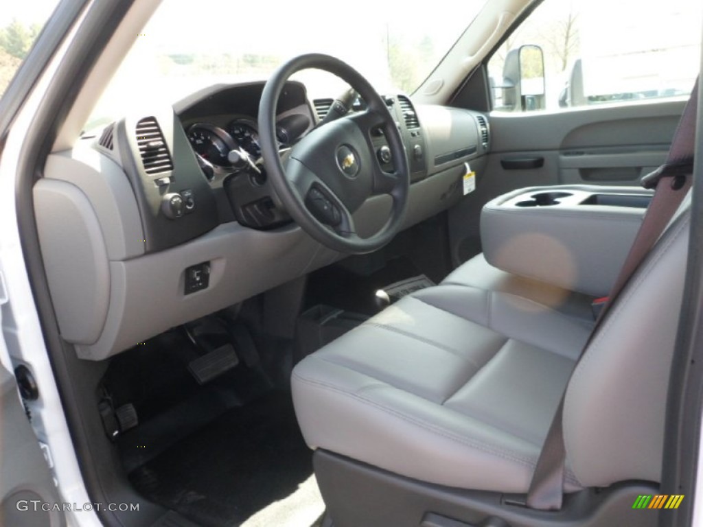 2012 Chevrolet Silverado 3500HD WT Crew Cab 4x4 Dually Chassis Interior Color Photos