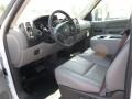 Dark Titanium 2012 Chevrolet Silverado 3500HD WT Crew Cab 4x4 Dually Chassis Interior Color