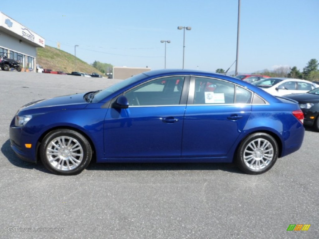 Blue Topaz Metallic 2012 Chevrolet Cruze Eco Exterior Photo #63307472