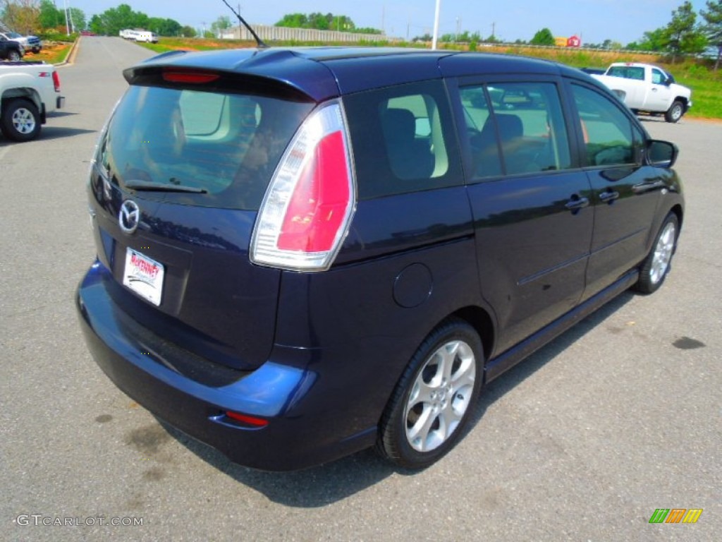 2008 MAZDA5 Sport - Stormy Blue / Black photo #6