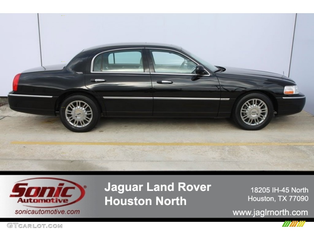 Black Lincoln Town Car