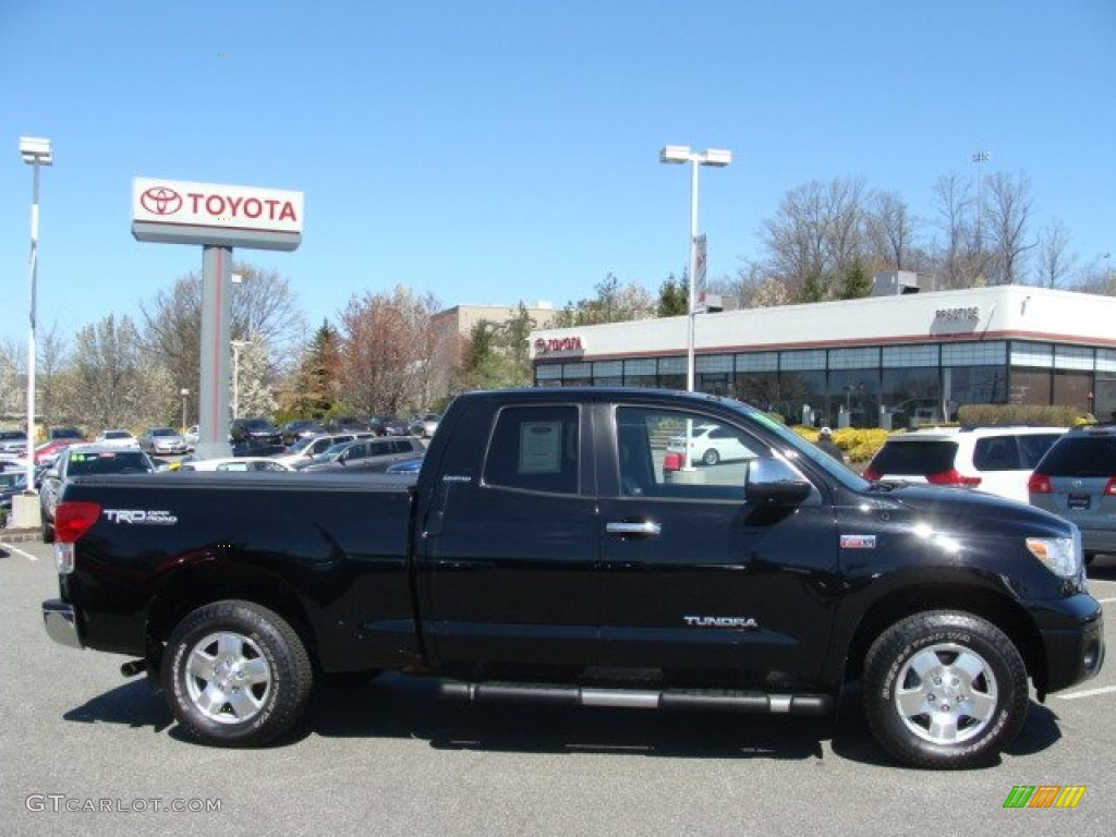 2010 Tundra Limited Double Cab 4x4 - Black / Red Rock photo #1