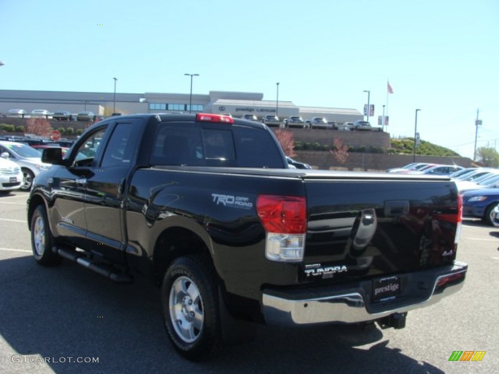 2010 Tundra Limited Double Cab 4x4 - Black / Red Rock photo #4