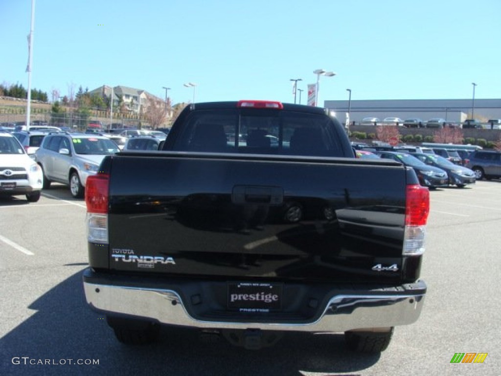 2010 Tundra Limited Double Cab 4x4 - Black / Red Rock photo #5