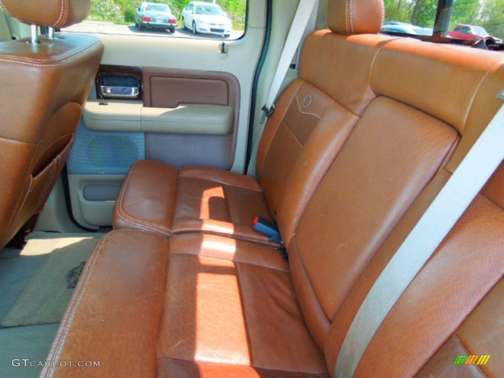 Castano Brown Leather Interior 2007 Ford F150 King Ranch SuperCrew 4x4 Photo #63310025