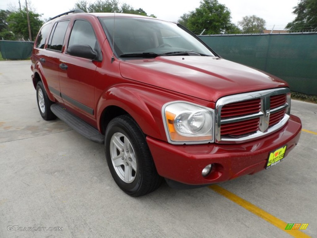 2006 Durango SLT - Inferno Red Crystal Pearl / Dark Slate Gray/Light Slate Gray photo #1