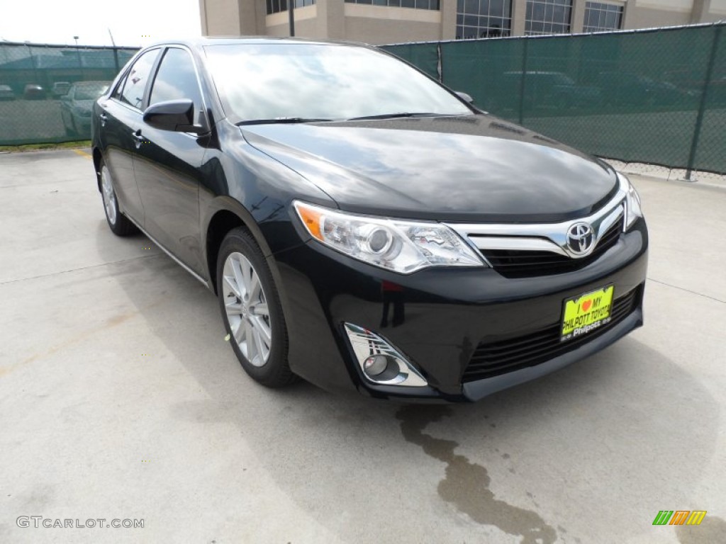 2012 Camry XLE V6 - Cosmic Gray Mica / Ash photo #1