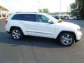 2012 Stone White Jeep Grand Cherokee Overland 4x4  photo #3