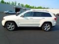 2012 Stone White Jeep Grand Cherokee Overland 4x4  photo #4