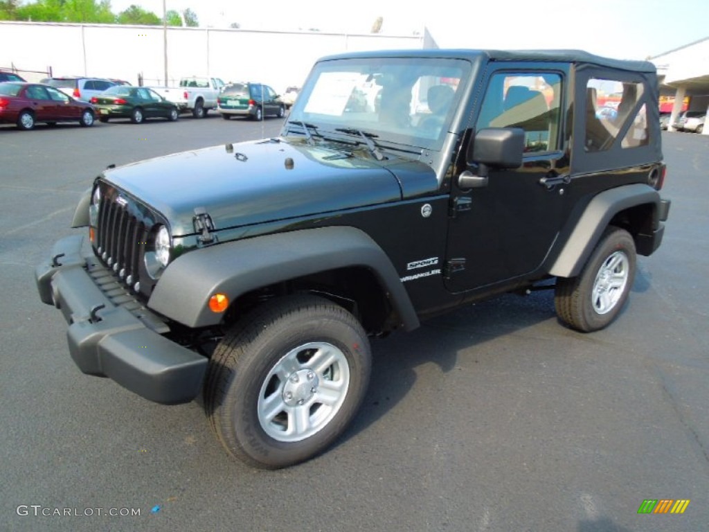 Black Forest Green Pearl Jeep Wrangler