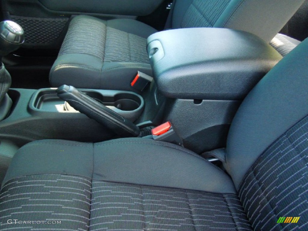 2012 Wrangler Sport 4x4 - Black Forest Green Pearl / Black photo #10