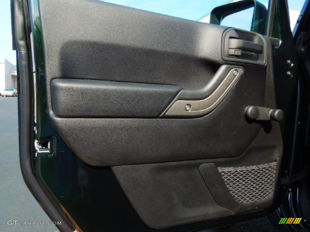 2012 Wrangler Sport 4x4 - Black Forest Green Pearl / Black photo #11