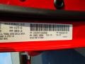  2012 Challenger R/T Redline 3 Coat Pearl Color Code PRY