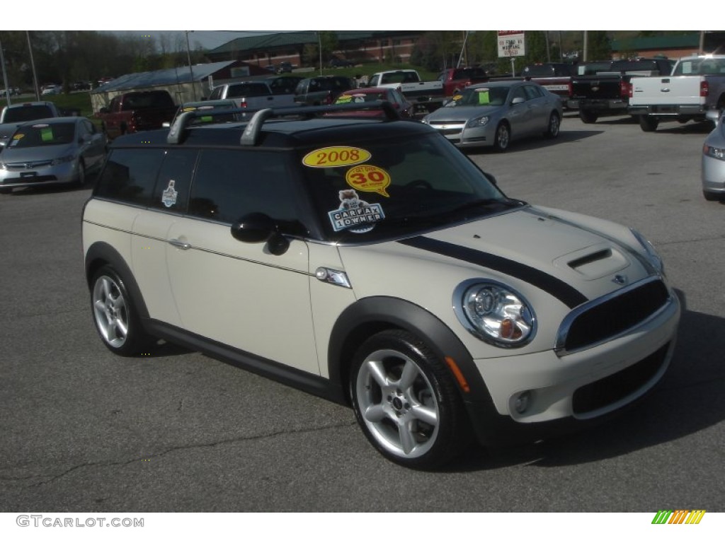 2008 Cooper S Clubman - Pepper White / Grey/Black photo #1