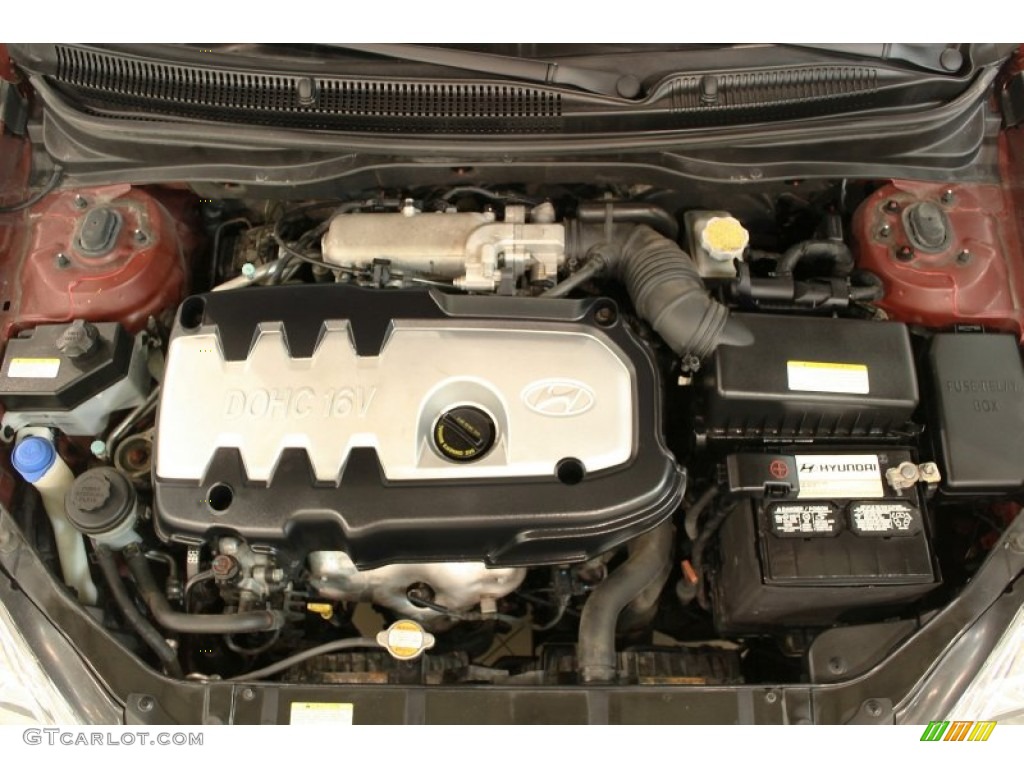 2007 Hyundai Accent SE Coupe 1.6 Liter DOHC 16V VVT 4 Cylinder Engine Photo #63313916