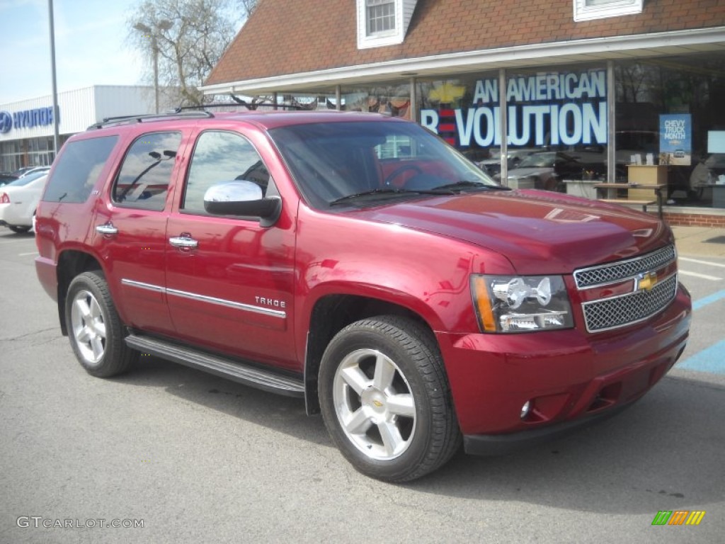 2010 Tahoe LTZ 4x4 - Red Jewel Tintcoat / Ebony photo #1