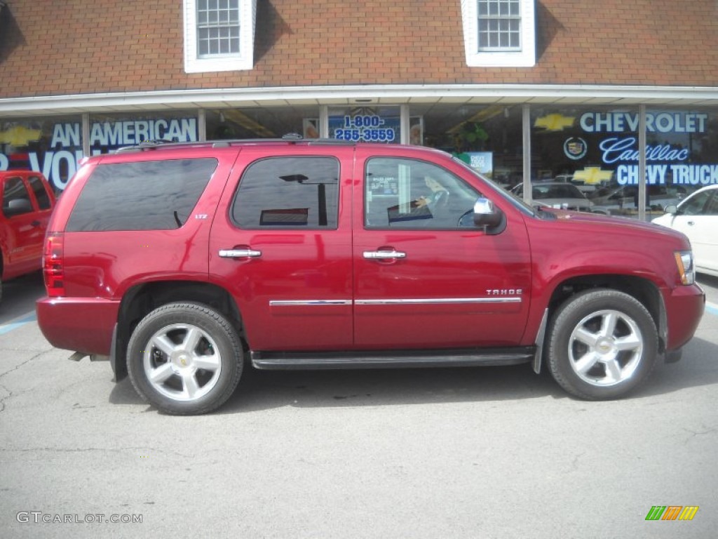 2010 Tahoe LTZ 4x4 - Red Jewel Tintcoat / Ebony photo #2