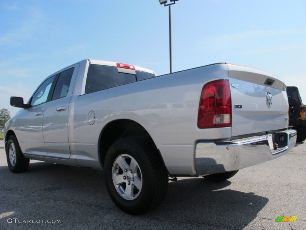 2012 Ram 1500 SLT Quad Cab - Bright Silver Metallic / Dark Slate Gray photo #5