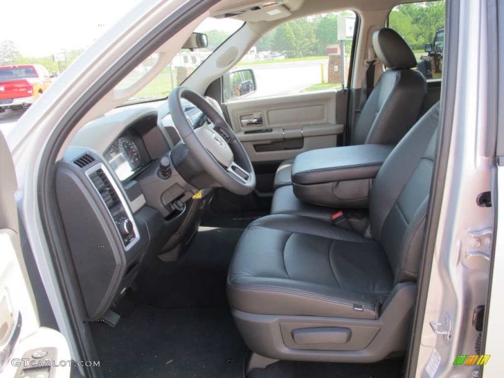 Dark Slate Gray Interior 2012 Dodge Ram 1500 SLT Quad Cab Photo #63317303