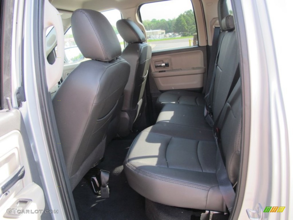 Dark Slate Gray Interior 2012 Dodge Ram 1500 SLT Quad Cab Photo #63317309