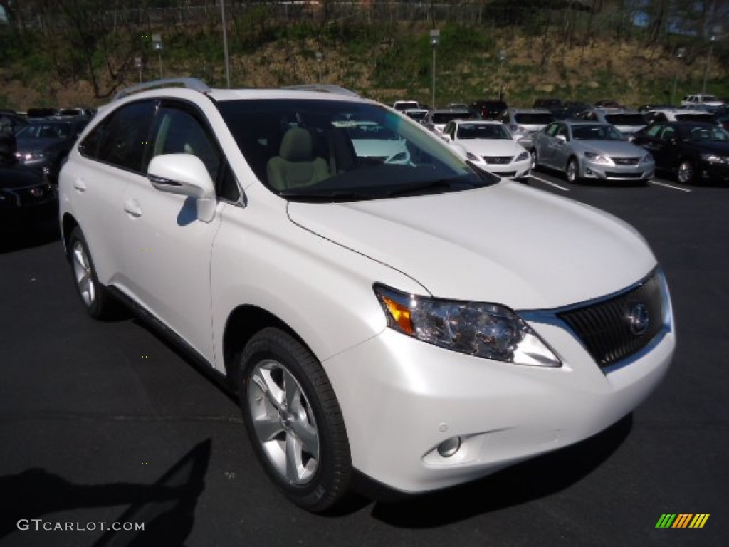2012 RX 350 AWD - Starfire White Pearl / Parchment photo #5