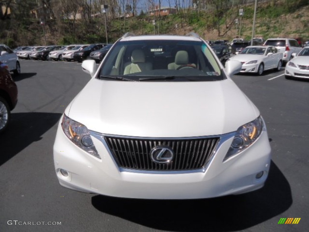 2012 RX 350 AWD - Starfire White Pearl / Parchment photo #6