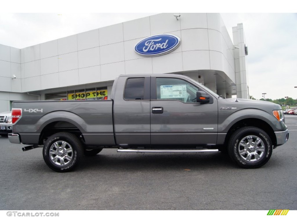 2012 F150 XLT SuperCab 4x4 - Sterling Gray Metallic / Steel Gray photo #1