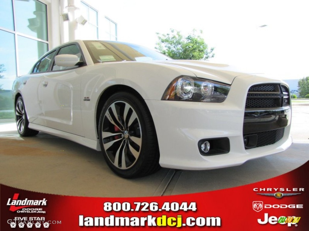 2012 Charger SRT8 - Bright White / Black photo #1