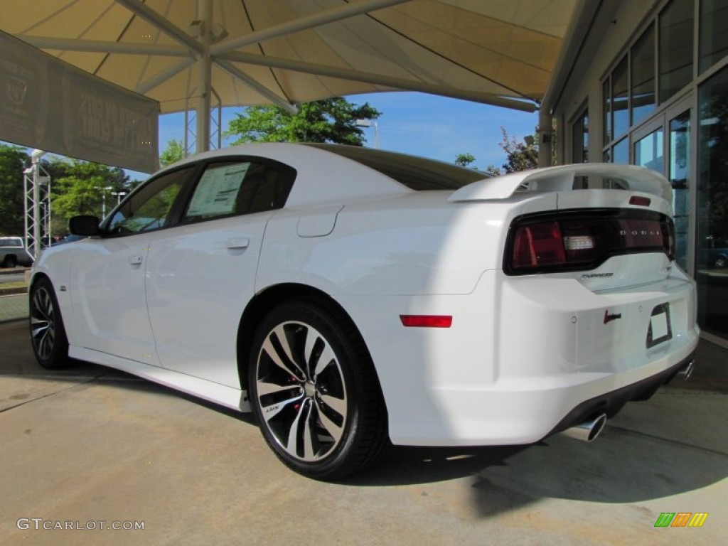 2012 Charger SRT8 - Bright White / Black photo #3