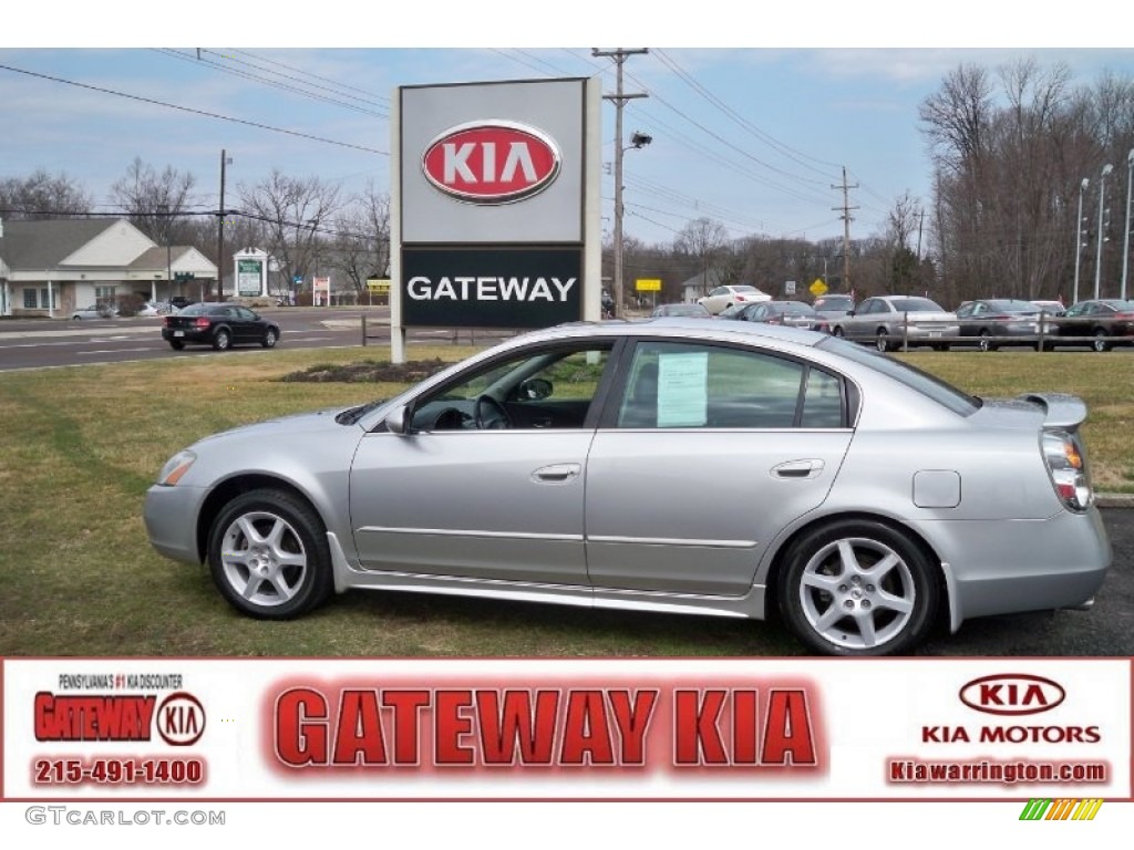 2002 Altima 3.5 SE - Sheer Silver Metallic / Charcoal Black photo #1