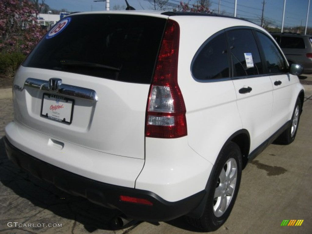 2009 CR-V EX 4WD - Taffeta White / Gray photo #6