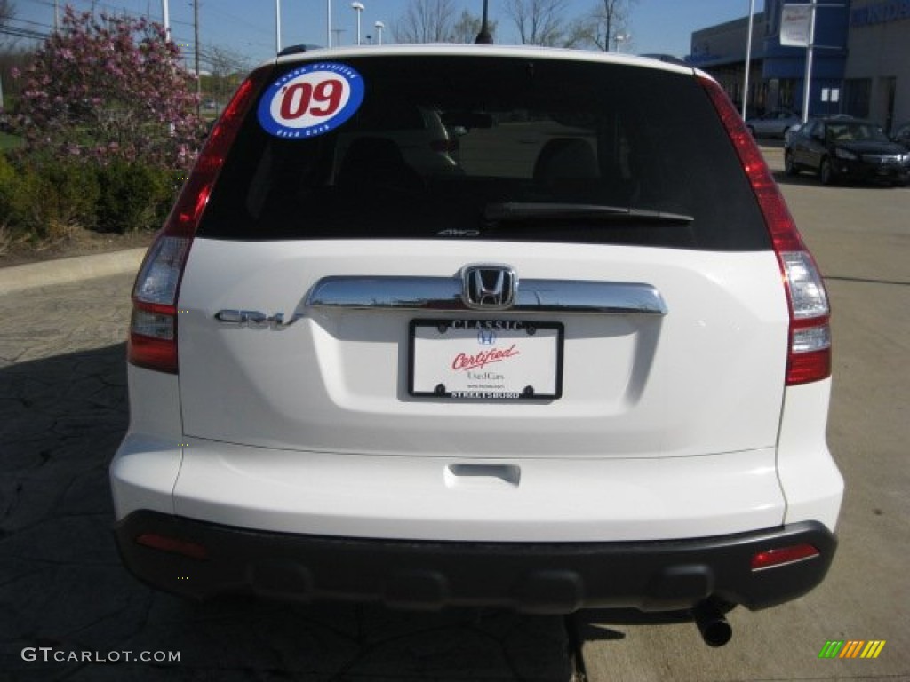2009 CR-V EX 4WD - Taffeta White / Gray photo #7