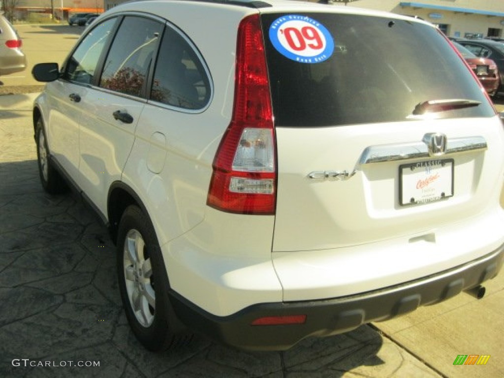 2009 CR-V EX 4WD - Taffeta White / Gray photo #9