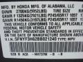 NH737M: Polished Metal Metallic 2011 Honda Pilot EX-L Color Code