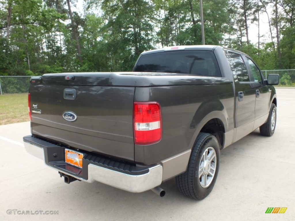 2005 F150 XLT SuperCrew - Dark Stone Metallic / Tan photo #5