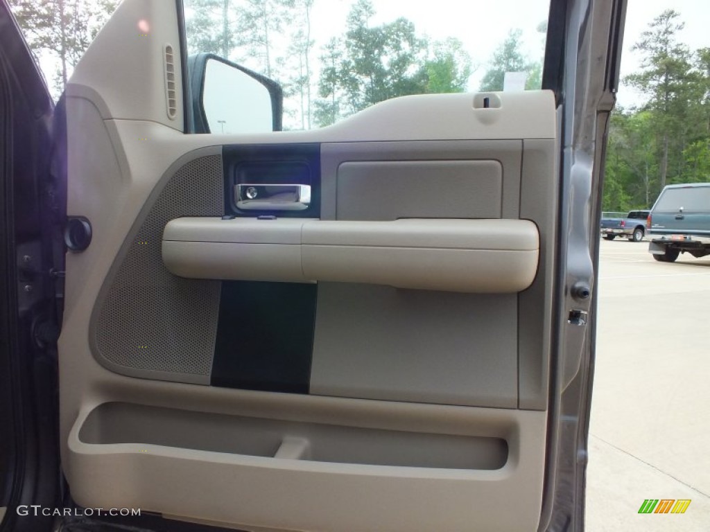 2005 F150 XLT SuperCrew - Dark Stone Metallic / Tan photo #16