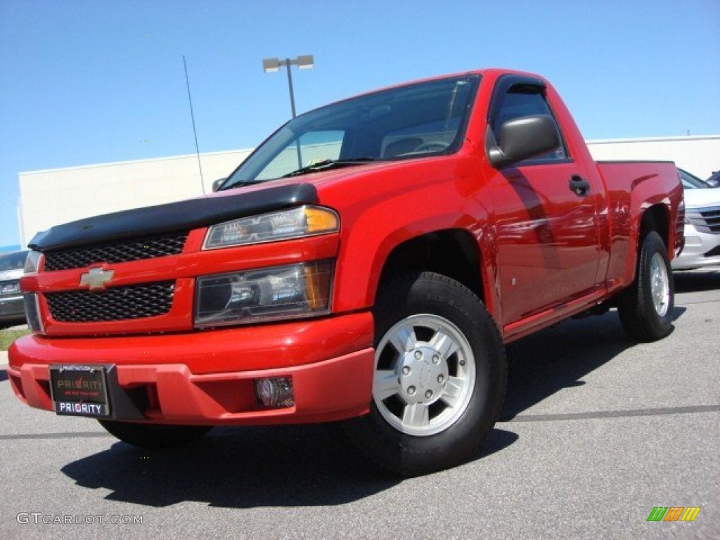 2006 Colorado Regular Cab - Victory Red / Medium Pewter photo #1