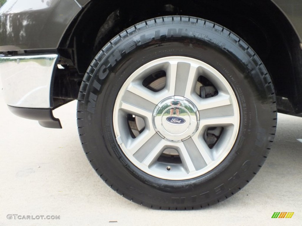 2005 F150 XLT SuperCrew - Dark Stone Metallic / Tan photo #42