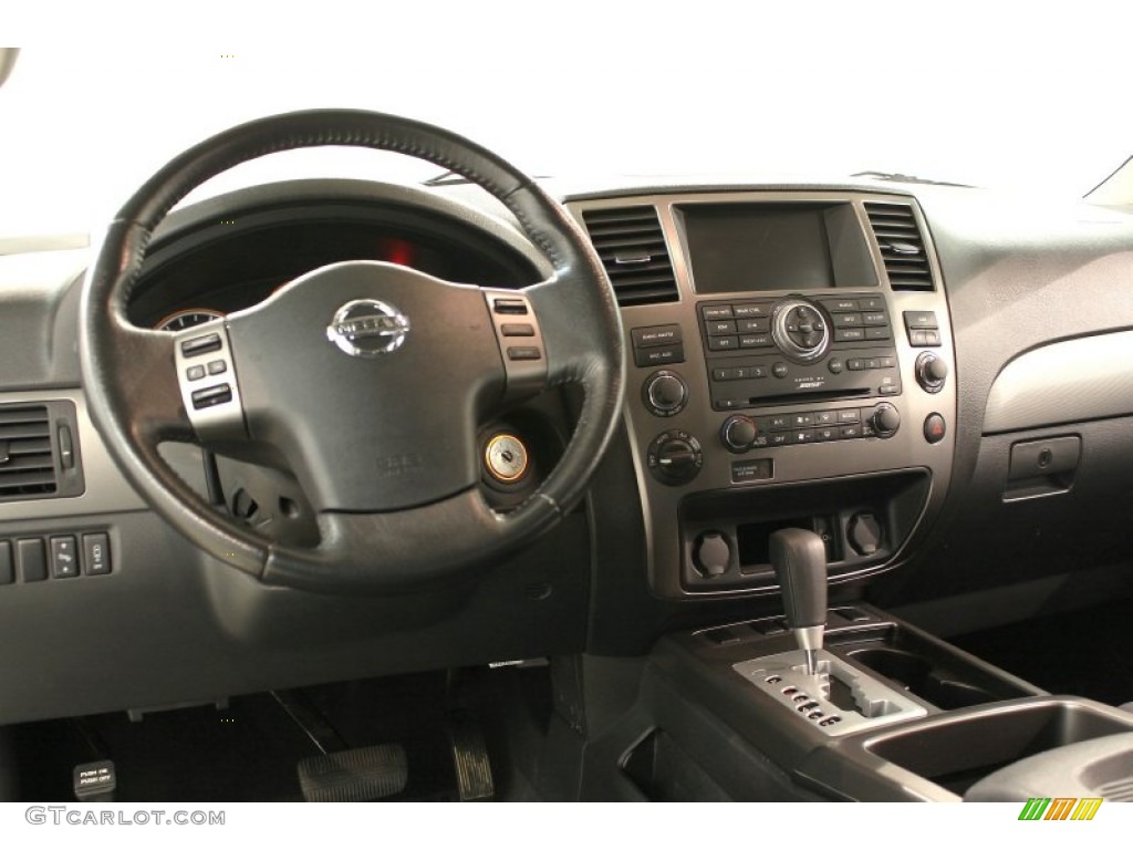 2011 Nissan Armada SV 4WD Charcoal Dashboard Photo #63326341