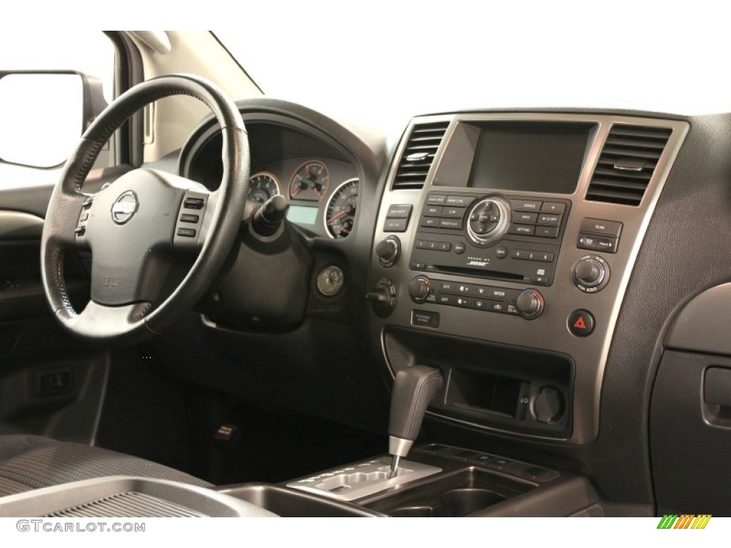 2011 Nissan Armada SV 4WD Charcoal Dashboard Photo #63326480