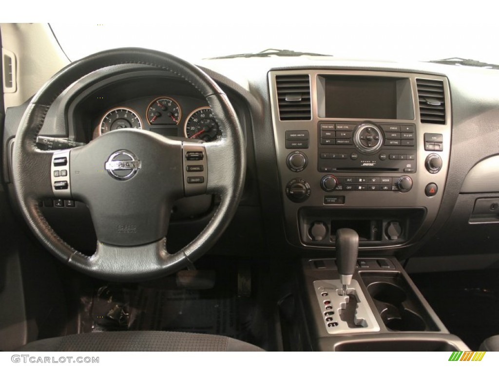2011 Nissan Armada SV 4WD Charcoal Dashboard Photo #63326536